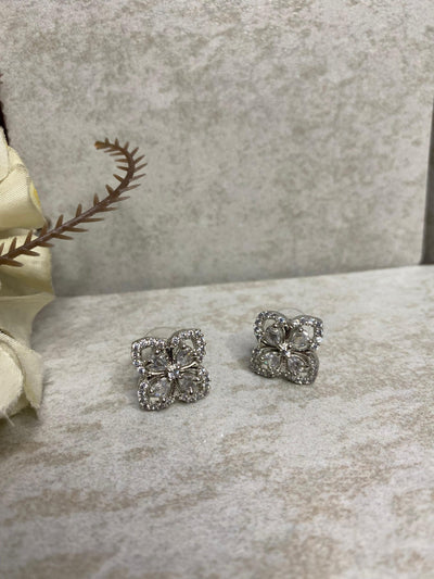 Silver Bloom Stud Earrings - ARC