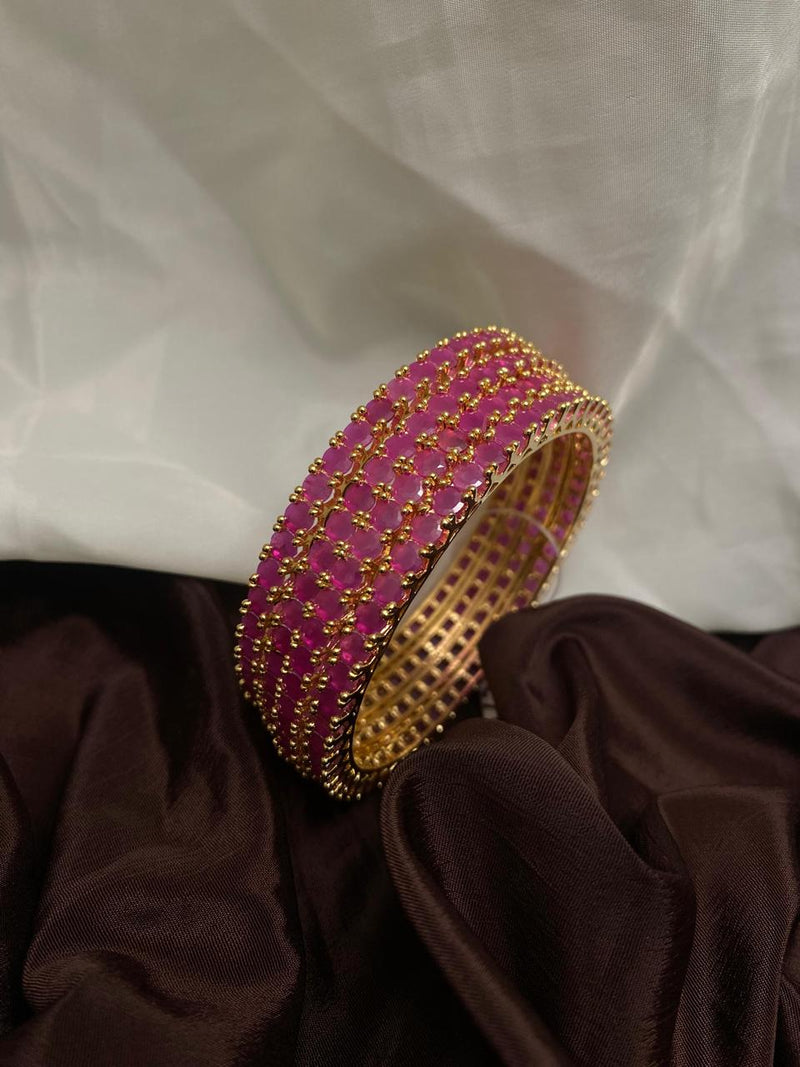 Ruby Stones Bangles