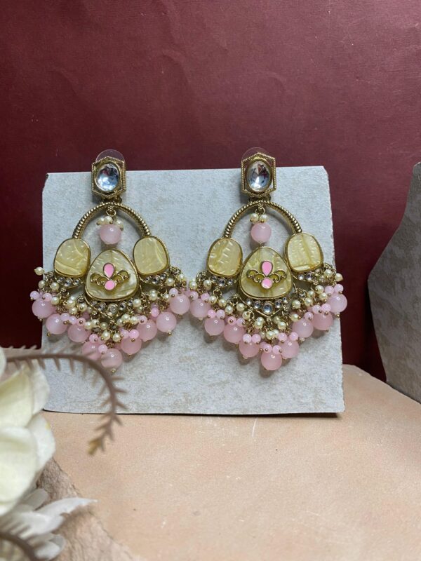 Gulabi Kanchan Jhumkis