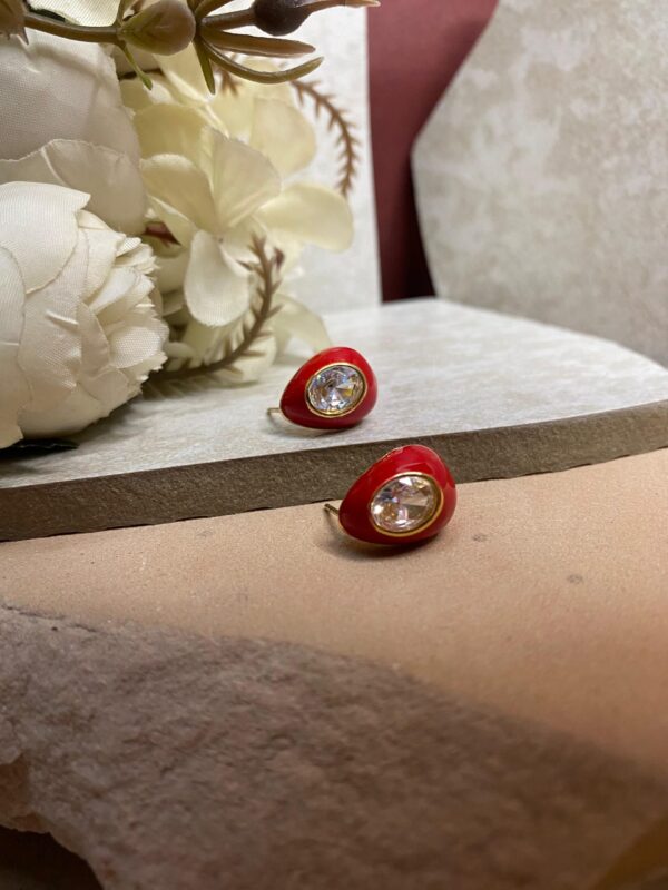 Ruby Aura Studs