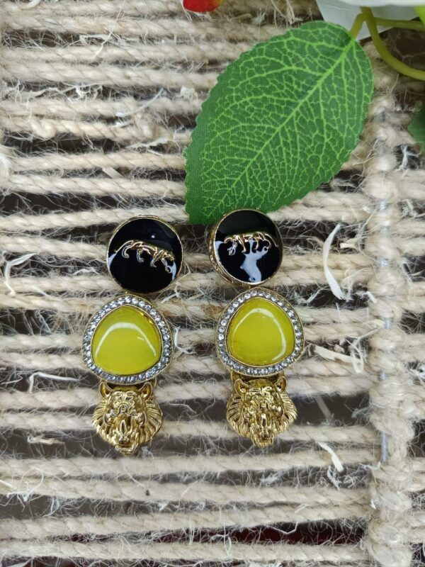 Yellow Sabyasachi Earrings