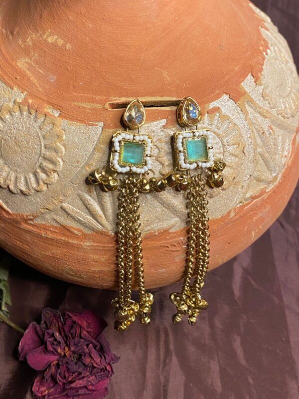 Zehra Kashmiri Chain-Drop Earrings